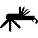 Polyvalence Icone d'un couteau suisse